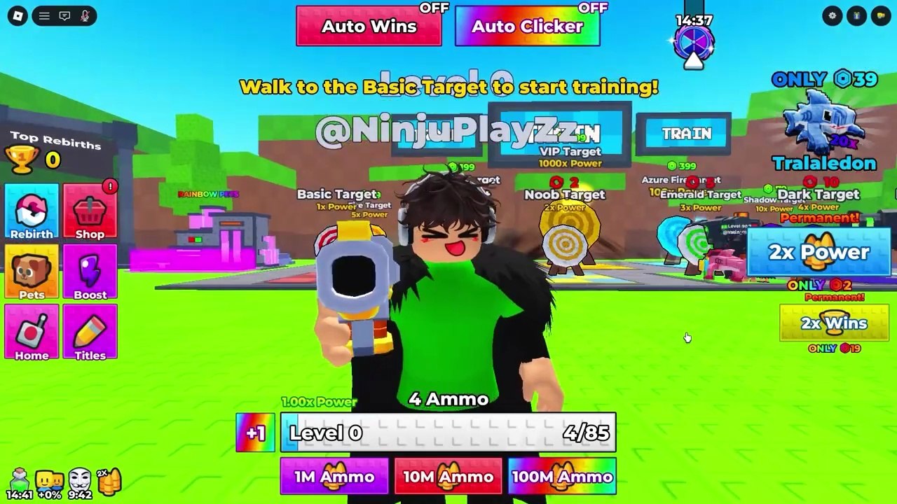 Roblox +1 Ammo Per Click...!!!