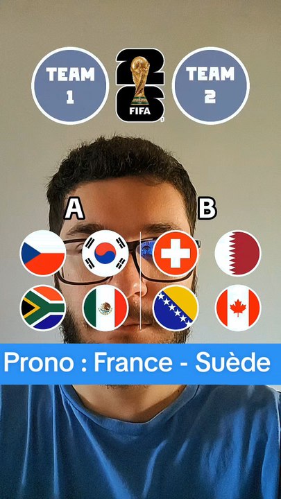 PRONO POUR LE 16ÈME DE FINALE ENTRE LA FRANCE ET LE SUÈDE !