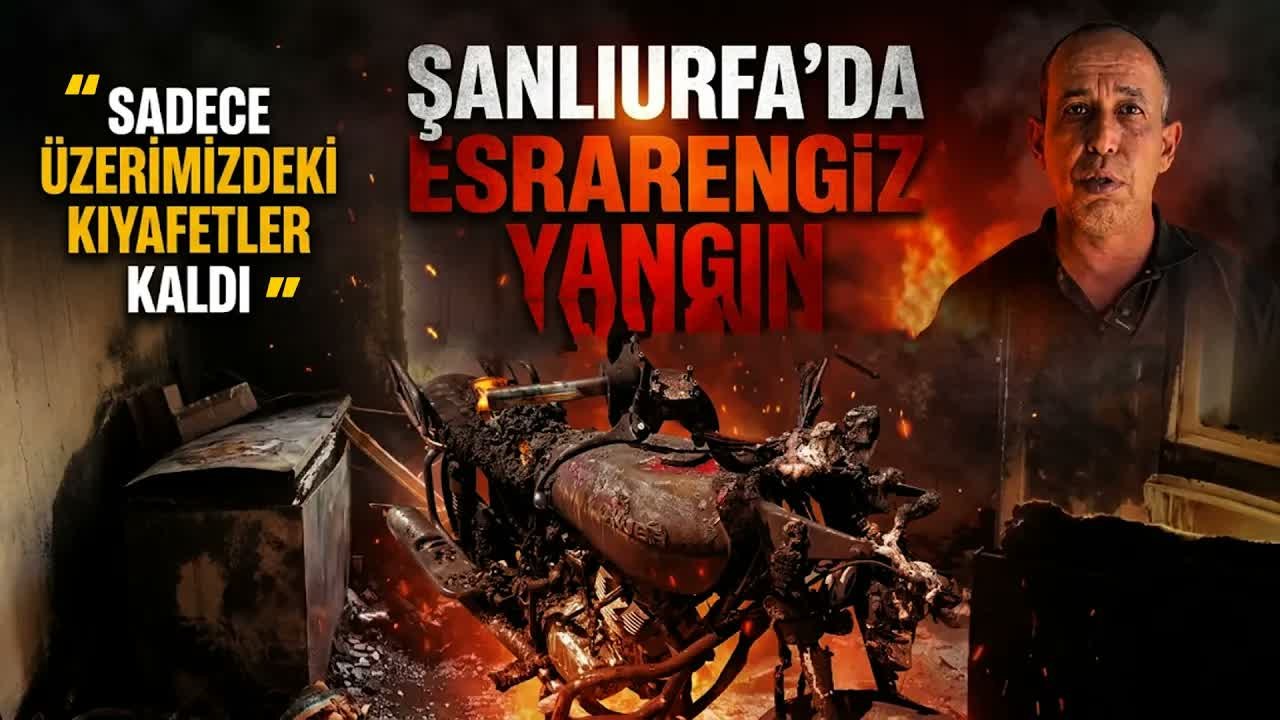Şanlıurfa'da Gizemli Yangın Paniği: Aynı Ev İkinci Kez Küle Döndü