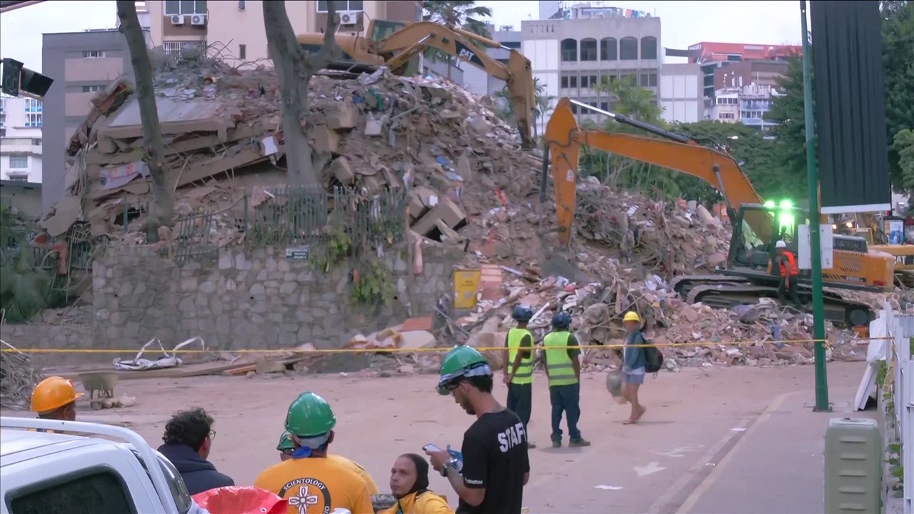 Teams continue search for survivors in Caracas five days on from quakes