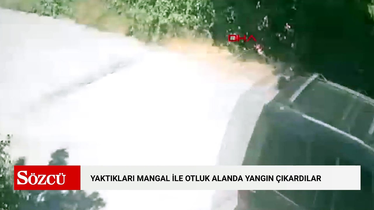 Başakşehir'de yaktıkları mangal ile otluk alanda yangın çıkaran 3 şüpheli adliyeye sevk edildi