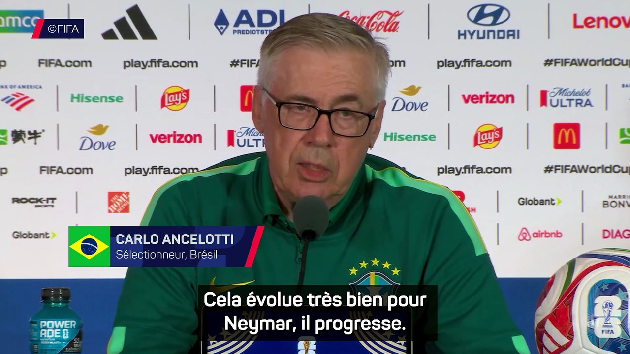 Ancelotti : “Neymar peut jouer plus de 15 minutes”