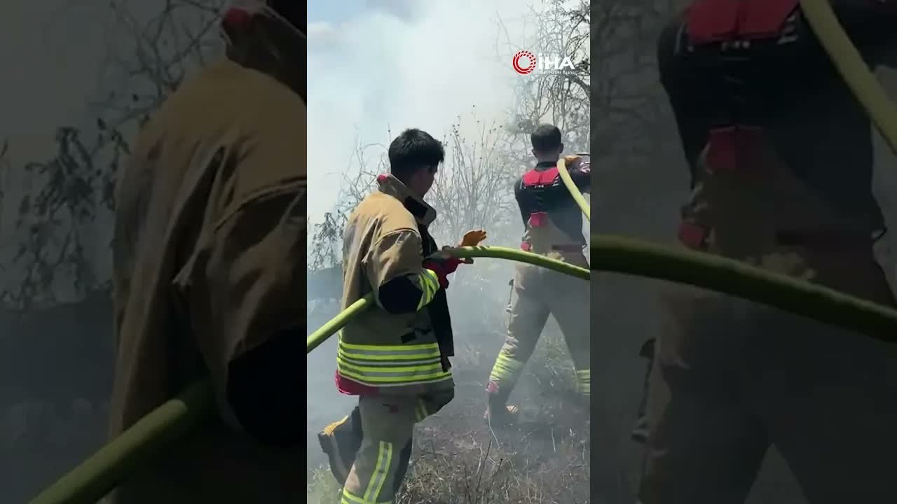 Edirne'de vatandaşlar alevlere karşı seferber oldu