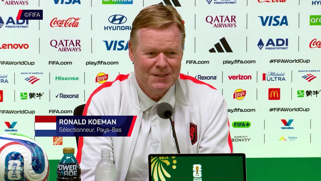 Koeman regrette de voir le choc contre le Maroc aussi tôt dans le tournoi