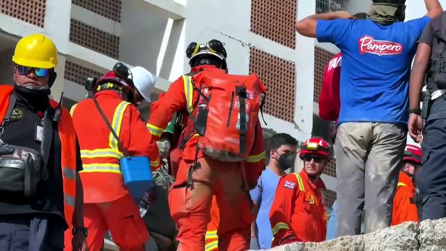Equipos de rescate ingleses llegan a Venezuela para apoyar trabajos de búsqueda tras terremotos