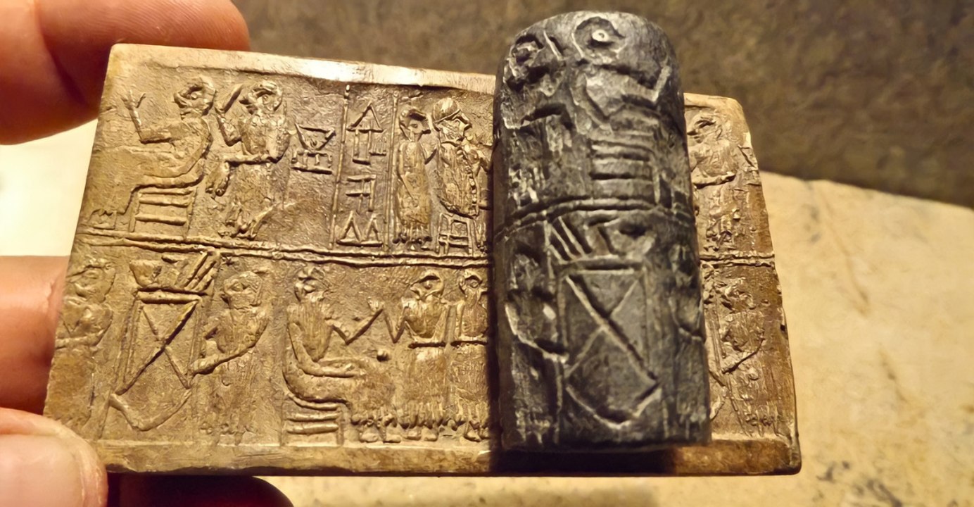 Ancient Sumerian Seal Details Storm God Freed After 4,400 Years