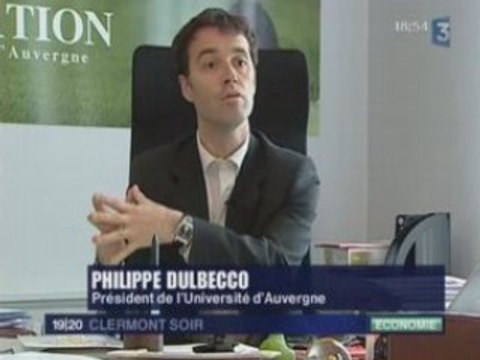 Fondation Université Auvergne - JT France 3