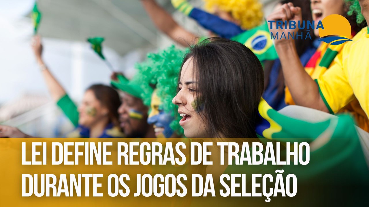 Lei define regras de trabalho durante os jogos da Seleção