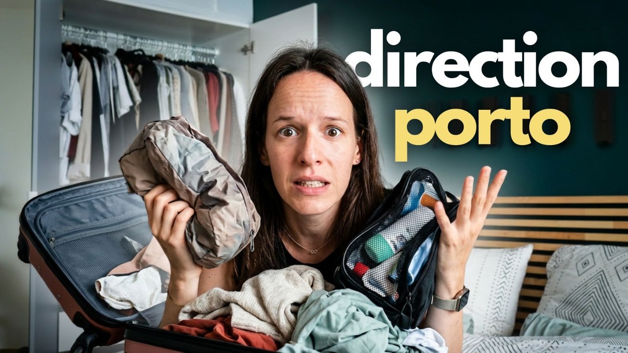 ON FAIT MA VALISE POUR PORTO ENSEMBLE 🇵🇹 (il y a rien qui va dans cette vidéo)