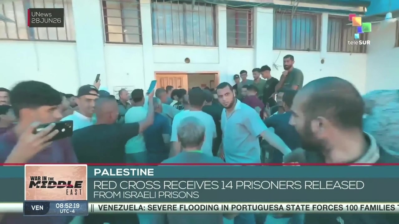 Palestine | Red Cross receives 14 prisoners released from Israeli prisons