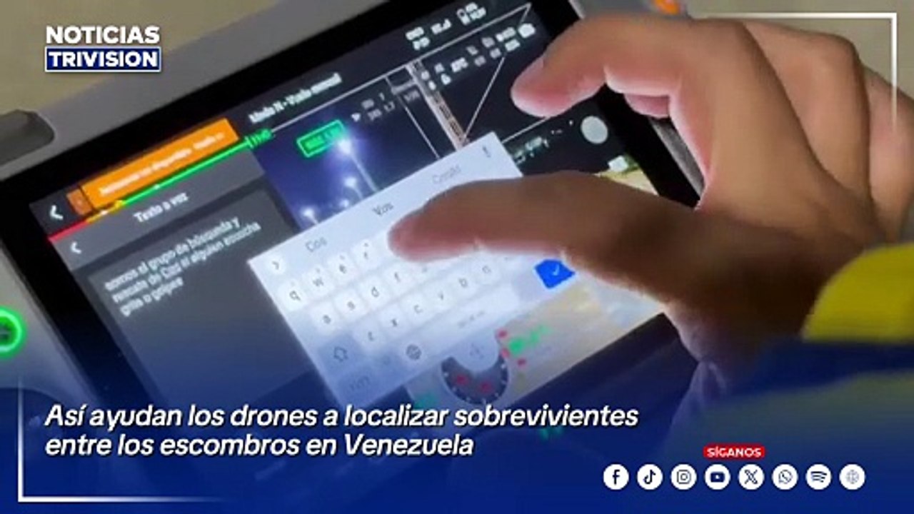 FB Así ayudan los drones a localizar sobreviviente