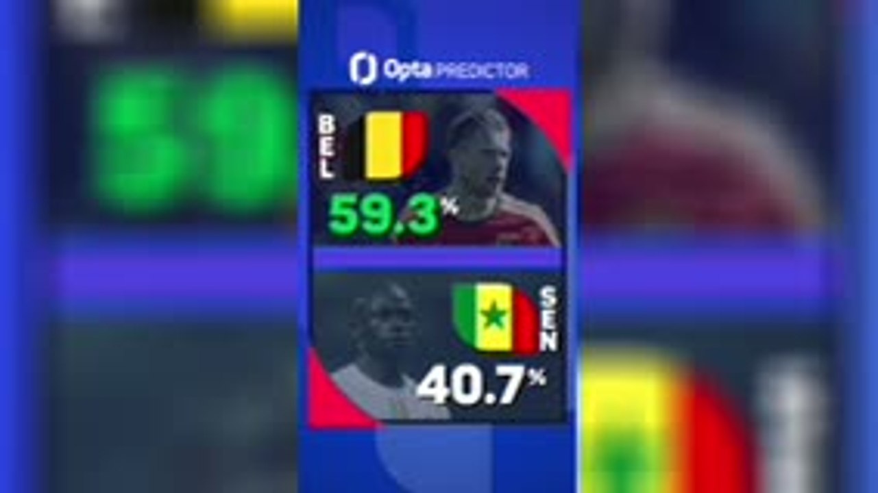 Belgium v Senegal  - Opta Predictor