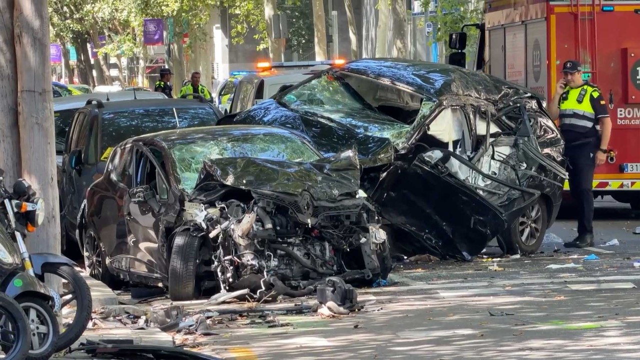 Un kamikaze magrebí drogado mata a otro conductor durante una persecución de la Policía en Barcelona