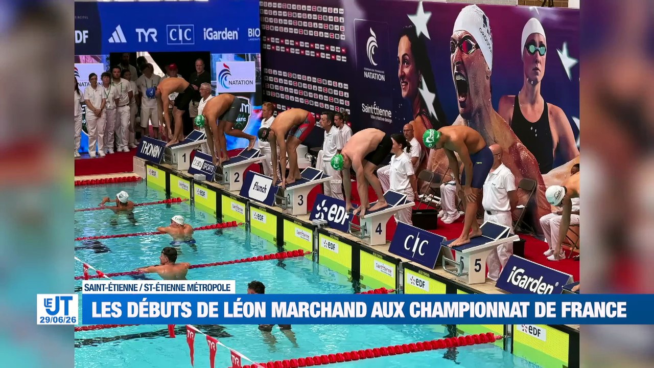 Léon Marchand présent lors des championnats de France de natation / La mairie de Saint-Étienne ouvre ses portes aux habitants / Le département de la Loire inaugure ces aménagements de Salvaris