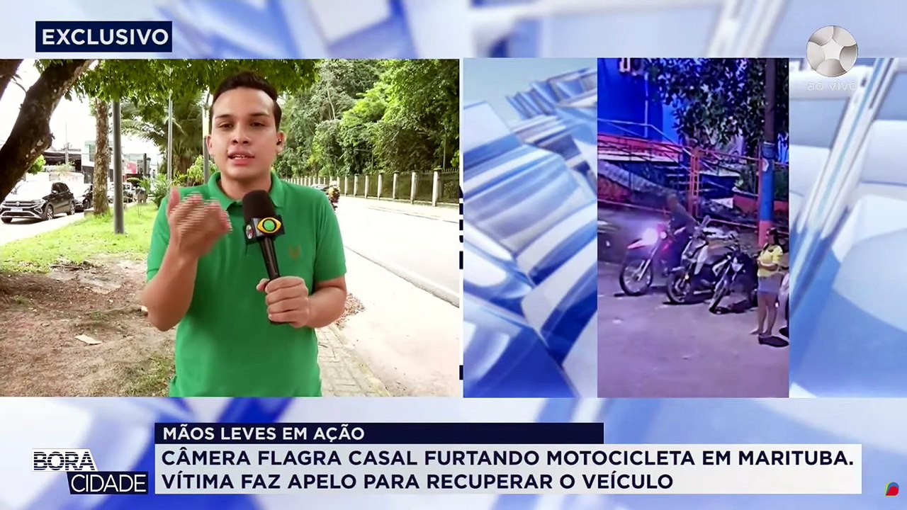 FURTO DE MOTOCICLETA EM MARITUBA - CASAL DO  CRIME