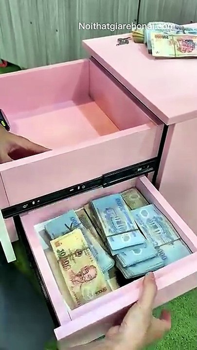 This Hidden Drawer Is Genius #SecretStorage #SmartFurniture #HomeHacks #DIYProjects #ASMR