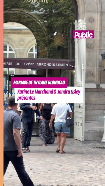 Karine Le Marchand et Sandra Qisley aperçues au mariage de Thylane Blondeau