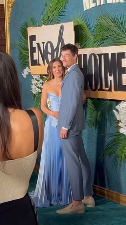 A Sweet Red Carpet Moment for Millie Bobby Brown and Jake Bongiovi