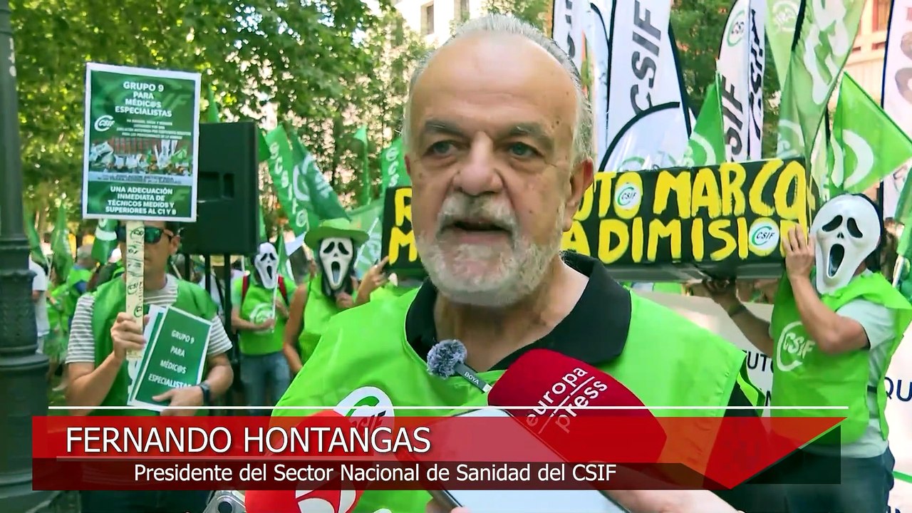 CSIF no descarta una huelga si Sanidad no cambia el Estatuto Marco