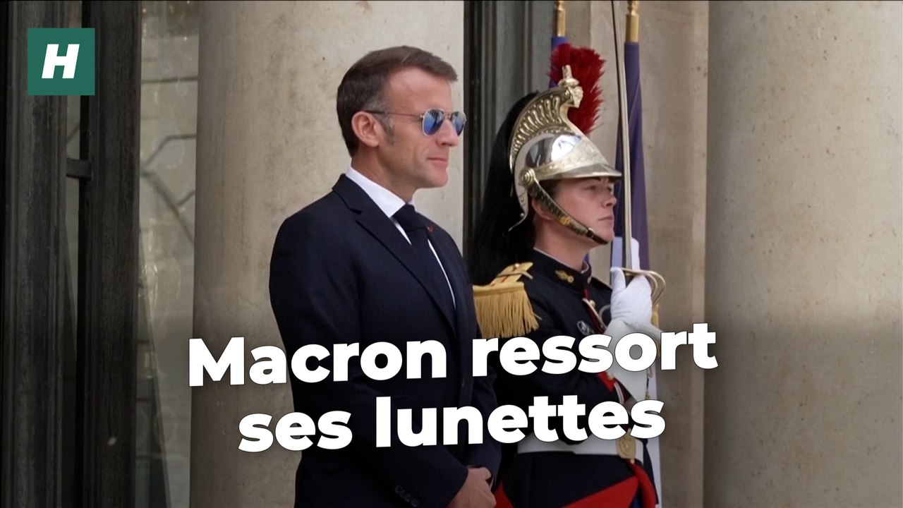 Pourquoi Emmanuel Macron a ressorti ses lunettes de soleil pour accueillir le sultan d’Oman
