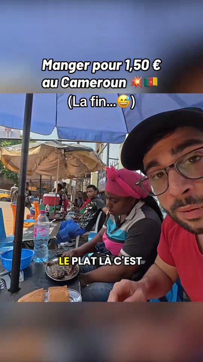 Manger pour 1,50 € au Cameroun 😲🇨🇲