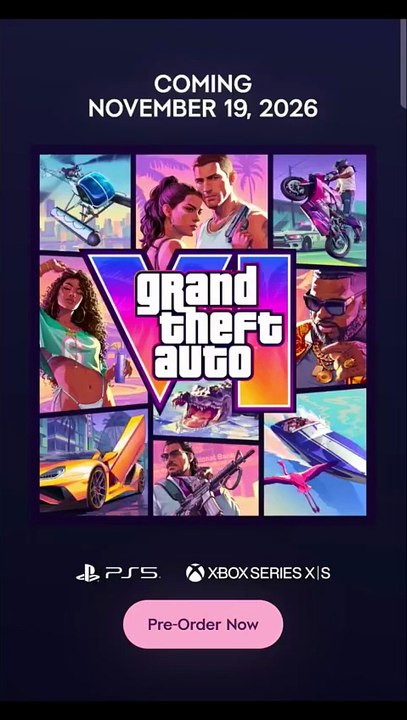 📺🚨GTA VI démarre officiellement le 19 novembre 2026 🎮🔥🎬ABONNES-TOI & METS UN COM' STP MERCI📺🙏😉😎💖