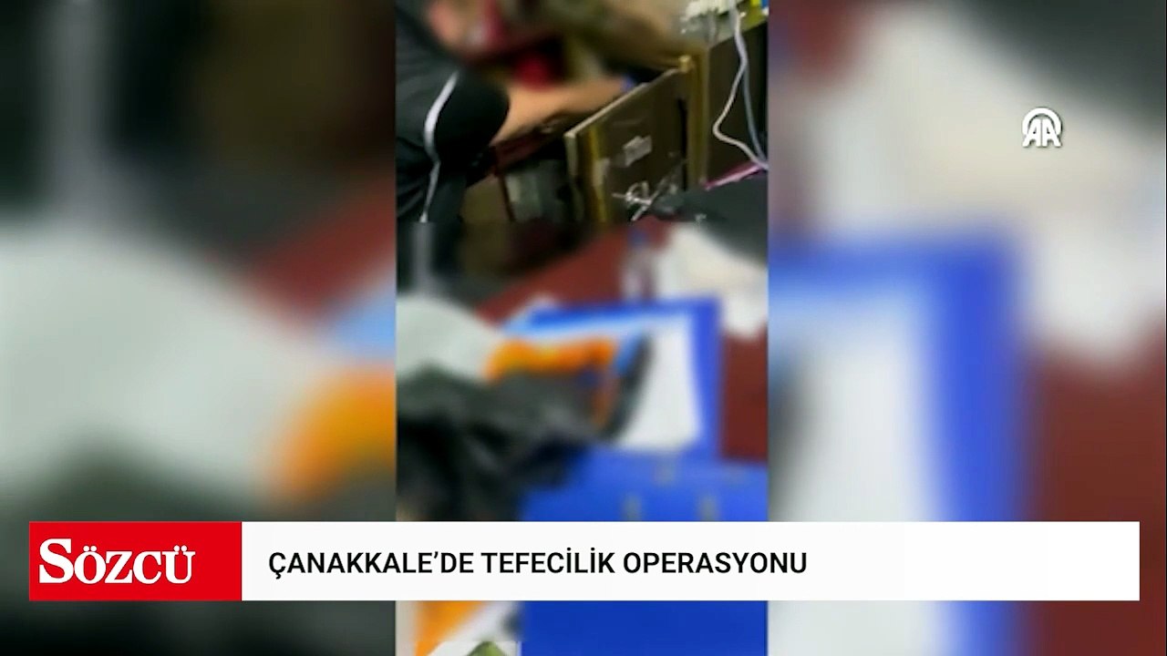 Çanakkale'de tefecilik yaptıkları iddiasıyla yakalanan 3 şüpheliden 1'i tutuklandı