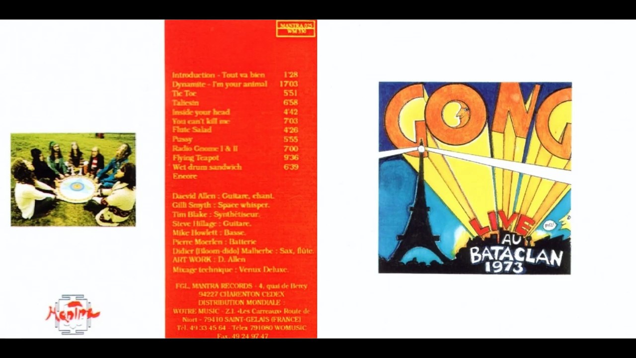 GONG...01 - Introduction - Tout va bien - 02 - Dynamite - I'm Your Animal