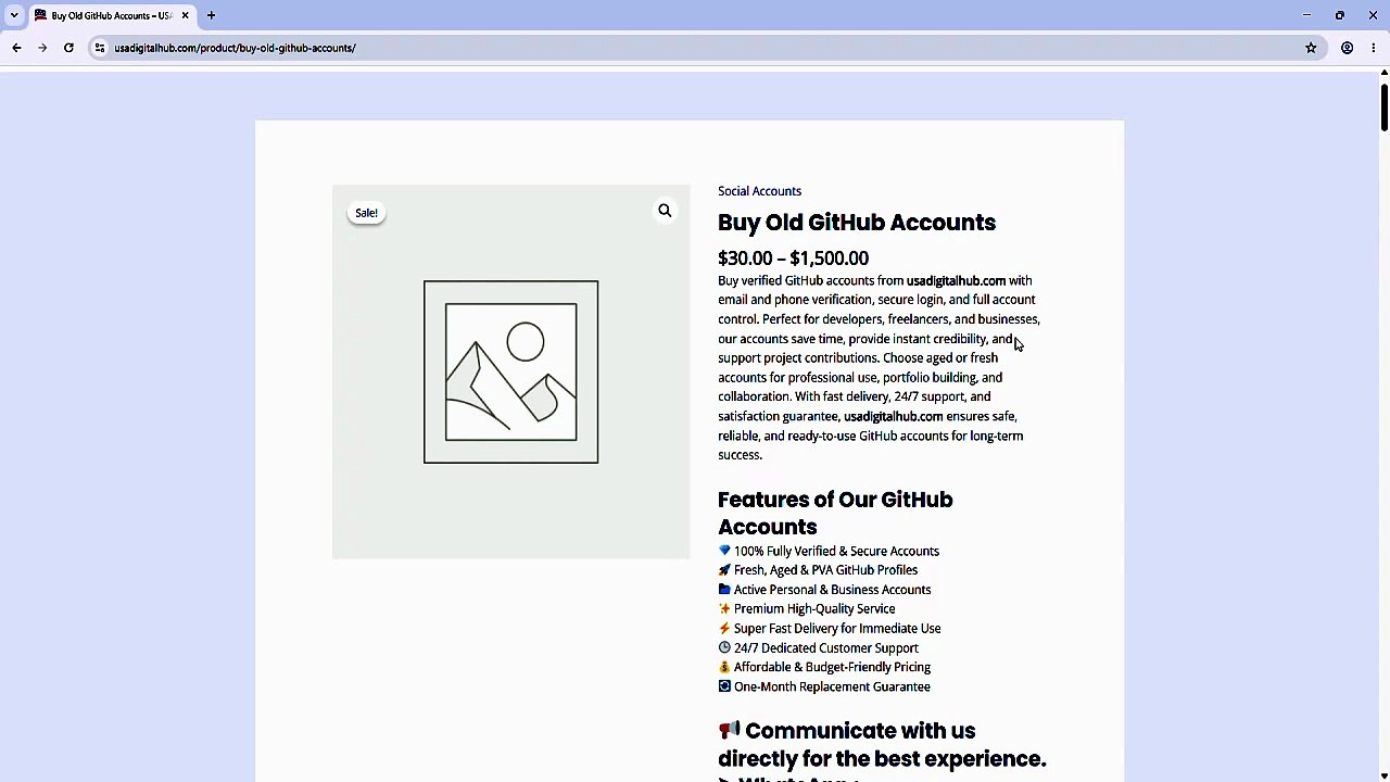 5 Best Site To Buy Old GitHub Account - In This Time