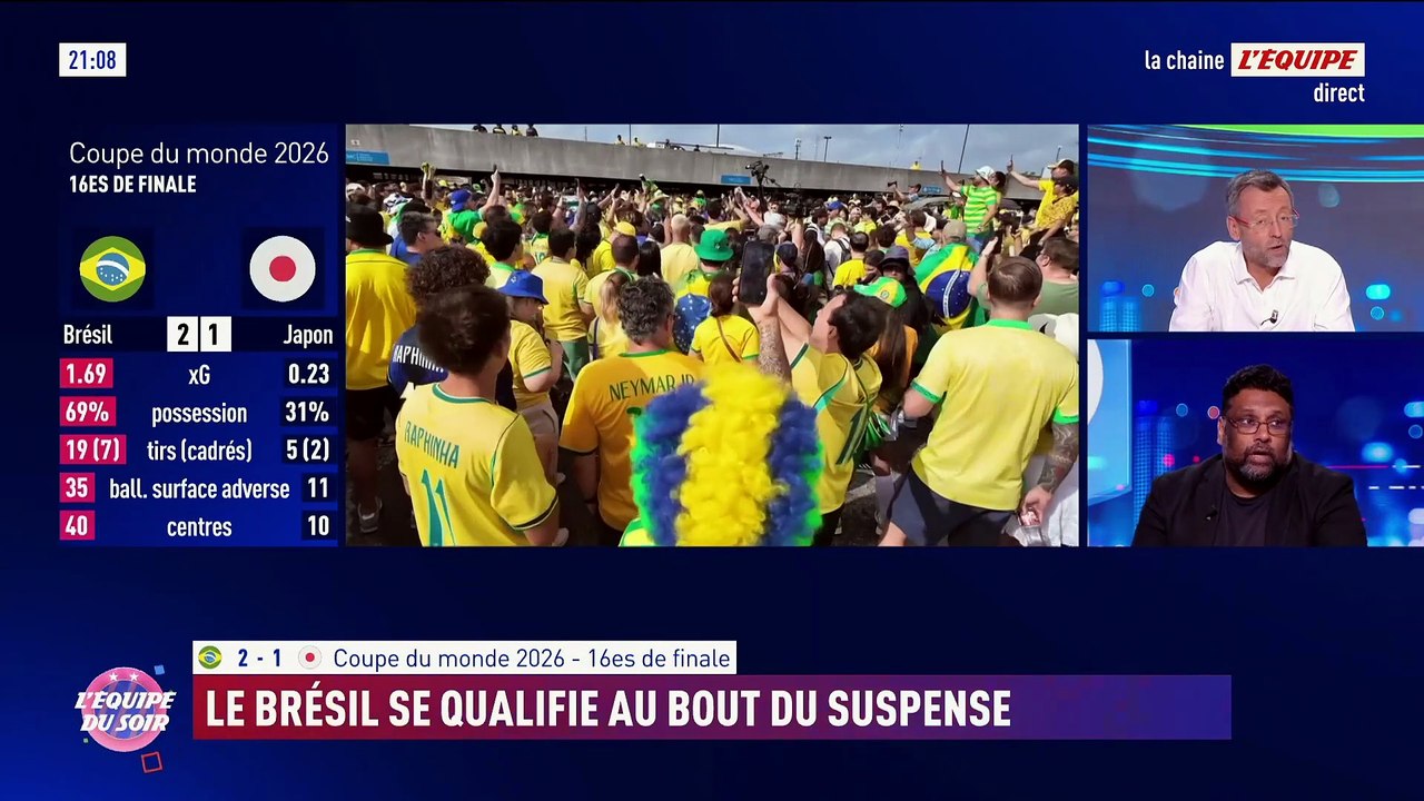 Sans rassurer, le Brésil s'en sort au bout du temps additionnel contre le Japon - Coupe du monde 2026