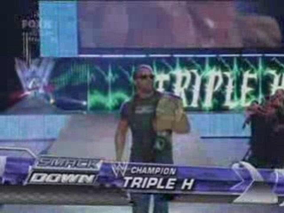 Triple H Comes To Smackdown 1/2 - SD 6/27/08