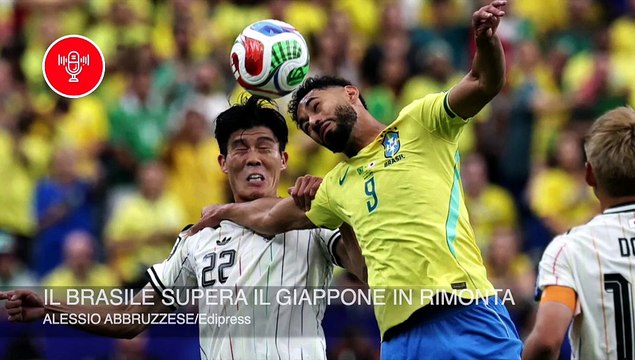 Il Brasile vola agli ottavi, eliminato il Giappone. Sinner, buona la prima a Wimbledon