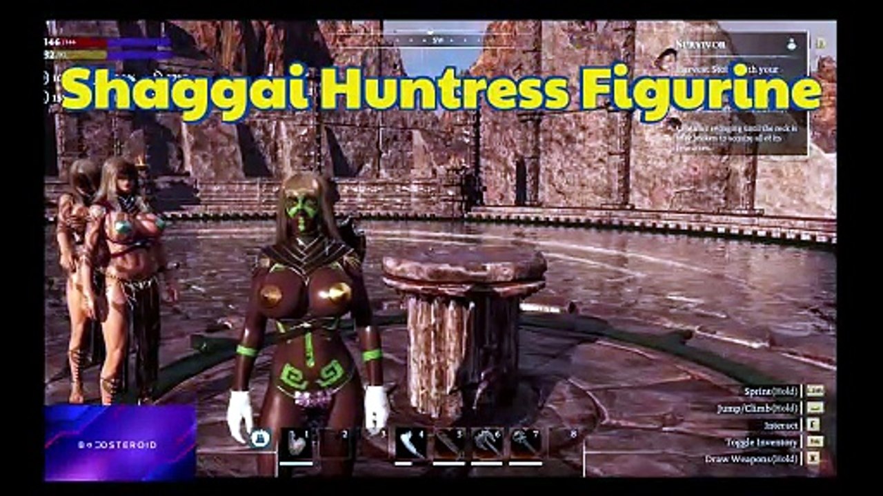 Conan Exiles pool of the grey ones Shaggai Huntress Figurine #Boosteroid