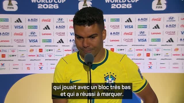 Brésil - Casemiro félicite son équipe pour son mental et son calme