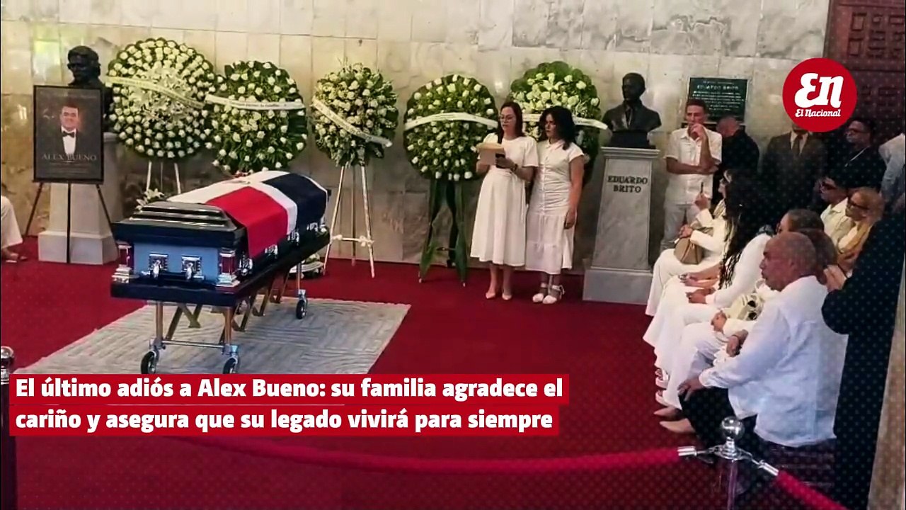 El último adiós a Alex Bueno: su familia agradece el cariño y asegura que su legado vivirá para siempre