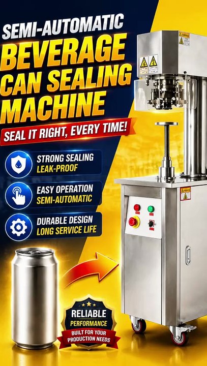 Any recommendations for a semi-automatic beverage can seamer with easy maintenance?