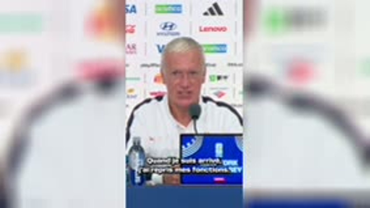 Bleus - Deschamps : "Pour mon bien et celui de l'équipe, il fallait que je parte"