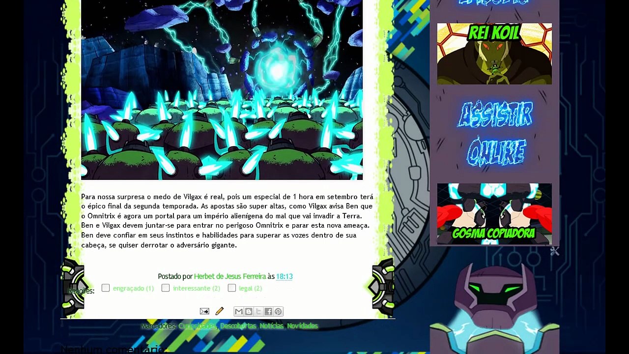 Top Ben 10 - Novo Omnitrix (Parte 6)