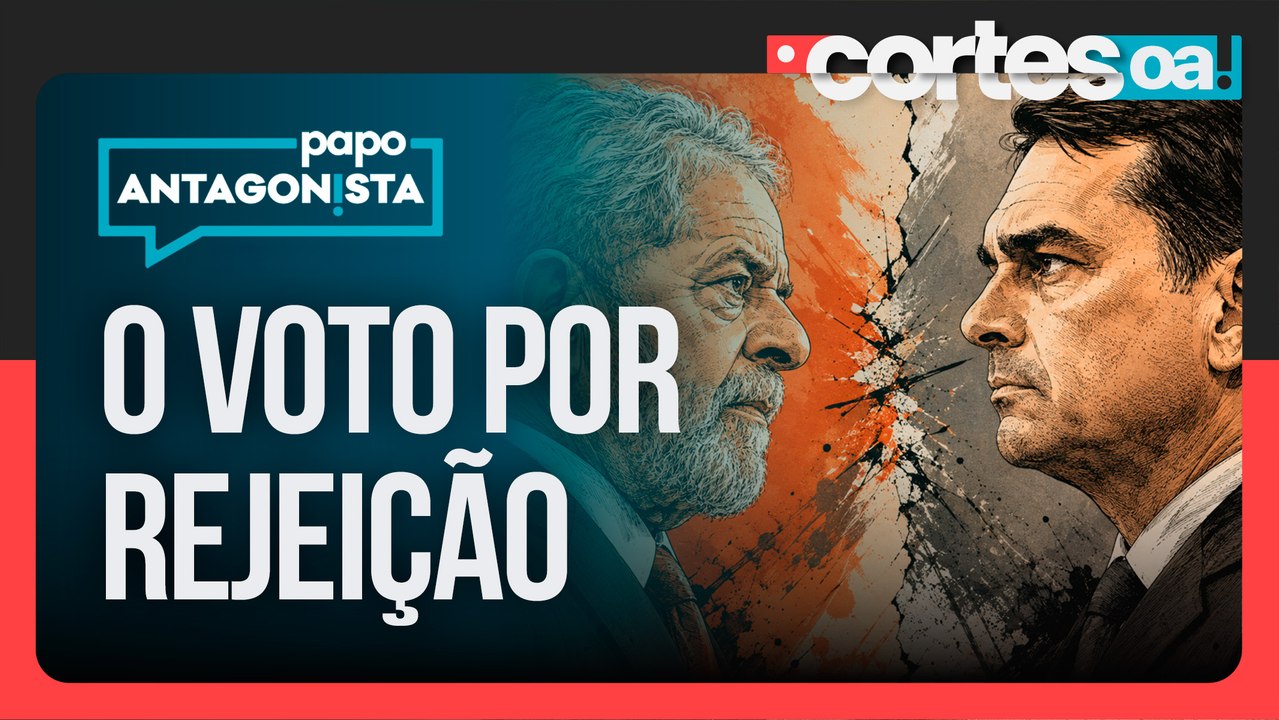 Pesquisa Nexus indica que 22% dos eleitores de Lula e Flávio Bolsonaro decidem voto por rejeição ao adversário