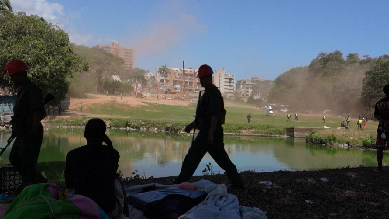 Campo de golf se convierte en refugio de desplazados por sismos en Venezuela