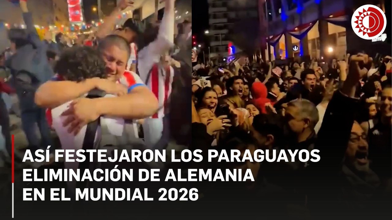 Paraguay está de fiesta tras eliminar a Alemania del Mundial 2026.