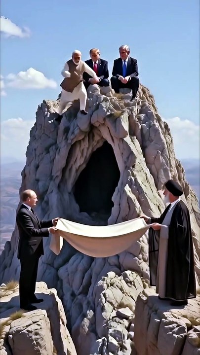 Why are Putin and Khamenei holding a trampoline for Modi?! 💀