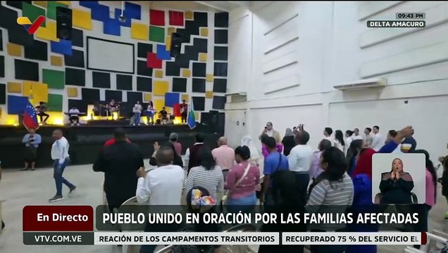 Habitantes de Tucupita celebran vigilia y cadena de oración por todos los afectados por los sismos