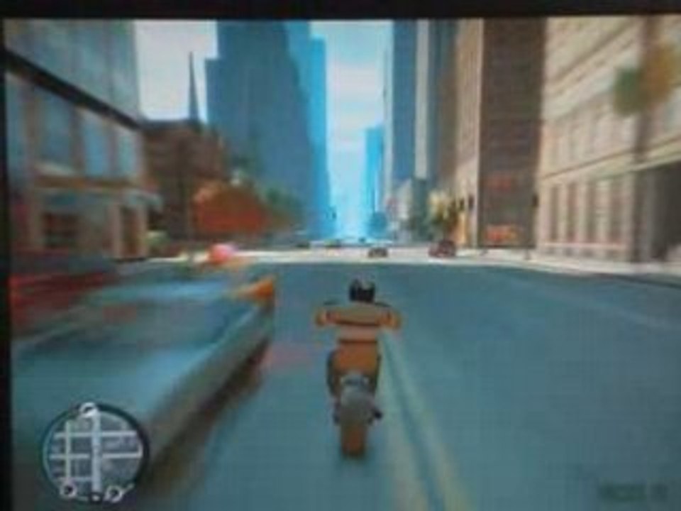 GTA IV - Chute à moto