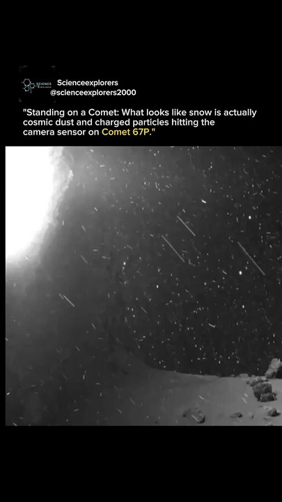 Real Footage from the Surface of a Comet (67P) ☄️