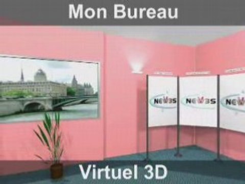Salon 3D Virtuel : Le Bureau L made in NEWS