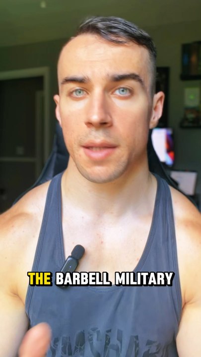 ⬆️ Barbell Military Press for Bigger Shoulders ⬆️