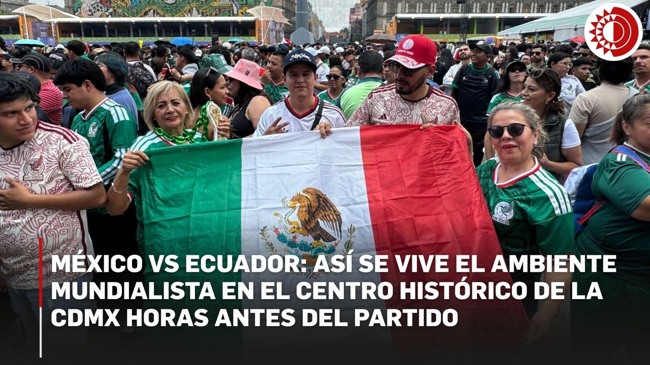 ¡Rumbo al quinto partido! El Zócalo se llena de pasión para el México vs. Ecuador