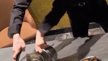 Cooking Live Crawfish On Hot Stones! 🔥🦞 #Shorts
