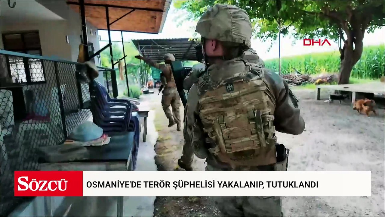 Osmaniye'de terör şüphelisi yakalanıp, tutuklandı